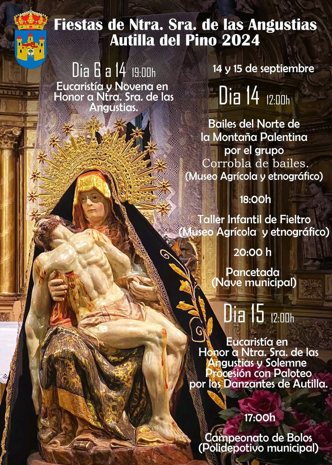 Fiestas de Nuestra Señora de las Angustias 2024 Autilla del Pino